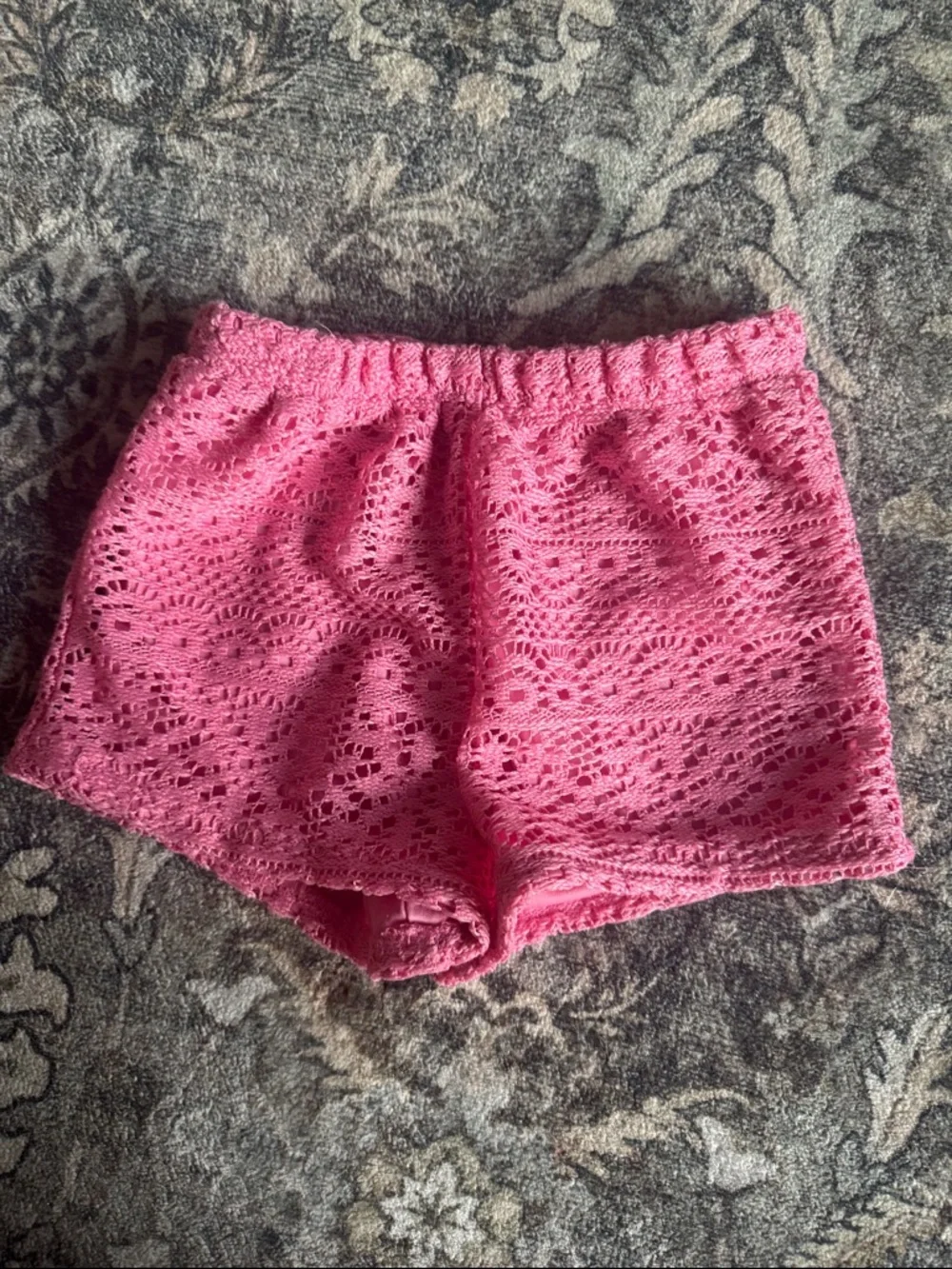 btween Toddler Pink Lace-Trim Set - Picture 5 of 7